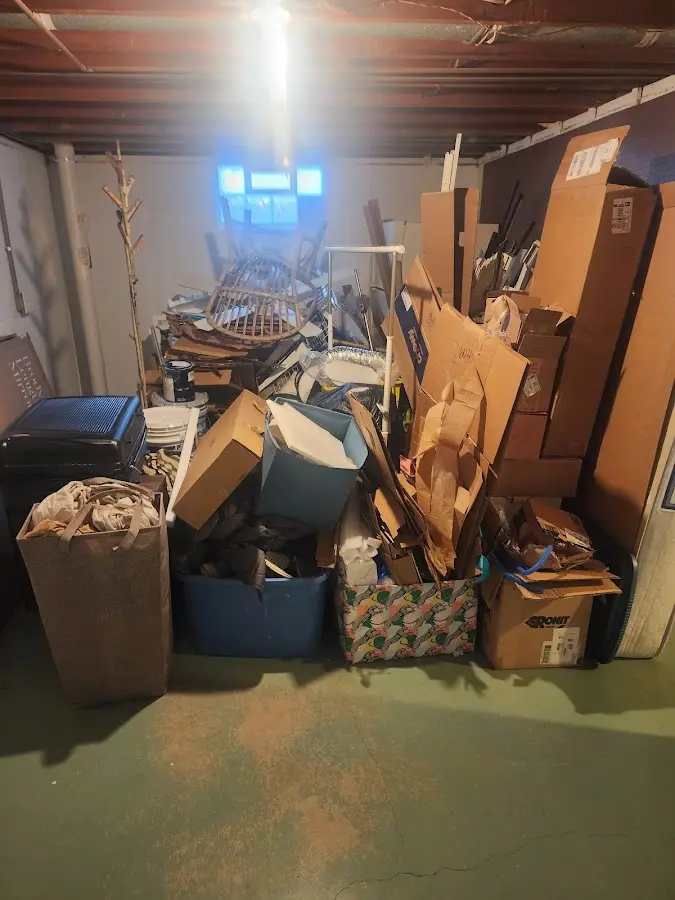 Roll-off dumpster container at job site for Construction Dumpster Rental in Westminster